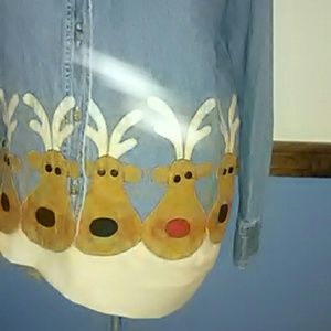 Three rivers reindeer jean. Large